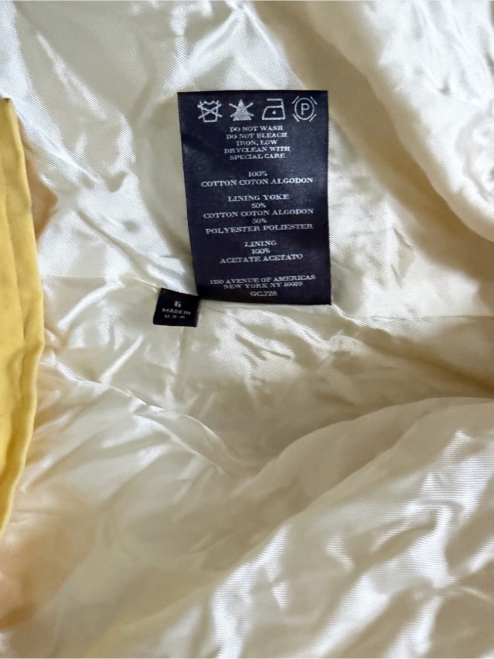Burberry Yellow Trench Coat with Signature Check Hood - Picture 7 of 7